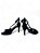 Sandália Your Shoes Preta Nobuck - Imagem 4