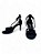 Sandália Your Shoes Preta Nobuck - Imagem 3