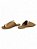 Rasteira Your Shoes Caramelo Tricolor - Imagem 4