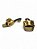Tamanco Your Shoes Dourado Babado - Imagem 3