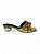 Tamanco Your Shoes Dourado Babado - Imagem 1