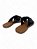 Rasteira Your Shoes Preta Cruzada Maxi Paete - Imagem 3