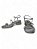 Sandália Your Shoes Prata Salto Médio - Imagem 3
