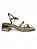 Sandália Your Shoes Dourada Com Salto - Imagem 1