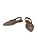 Slingback Your Shoes Fendi Trama Salto Baixo - Imagem 3