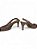 Slingback Your Shoes Fendi Trama Salto Alto - Imagem 4