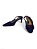 Slingback Your Shoes Azul Marinho Trama Salto Alto - Imagem 3