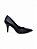 Scarpin Lia Line Preto Salto Fino - Imagem 1