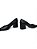 Scarpin Lia Line Preto Salto Bloco - Imagem 4