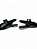 Slingback Your Shoes Preta Salto Dourado - Imagem 4