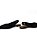 Slingback Your Shoes Preto Trama Salto Baixo - Imagem 4