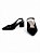 Slingback Mariotta Preta Plissado - Imagem 3