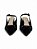 Slingback Mariotta Preta Plissado - Imagem 2
