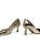 Scarpin Your Shoes Dourado Salto Taça - Imagem 4