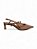Scarpin Slingback Your Shoes Nude Verniz Laço - Imagem 1