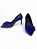 Scarpin Your Shoes Azul Flor - Imagem 3