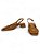 Slingback Giulia Domna Caramelo Vazado - Imagem 3