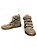 Tênis Sneaker HR Taupe Camurça Cano Médio - Imagem 3