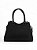 Bolsa WJ Preta Satchel Grande Estruturada Detalhe Presponto - Imagem 4