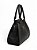 Bolsa WJ Preta Satchel Grande Estruturada Detalhe Presponto - Imagem 3