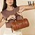 Bolsa WJ Caramelo Baguete Transversal Média - Imagem 2
