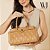Bolsa WJ Camel Satchel Grande Matelasse - Imagem 2