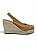 Anabela Your Shoes Caramelo e Dourado Corda - Imagem 1