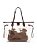 Bolsa WJ Vinil Com Necessaire Palha Marrom - Imagem 1