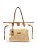 Bolsa WJ Vinil Com Necessaire Palha Camel - Imagem 1