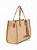 Bolsa WJ Satchel Nude Palha Grande - Imagem 3