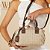 Bolsa WJ Nude Bau Média Tresse - Imagem 2