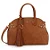 Bolsa WJ Caramelo Satchel Gde c/ Chaveiro - Imagem 1