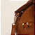Bolsa WJ Caramelo Satchel Gde c/ Chaveiro - Imagem 7