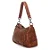 Bolsa WJ Marrom Transversal Med c/ Tachas - Imagem 2