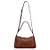Bolsa WJ Marrom Transversal Med c/ Tachas - Imagem 1