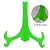 Suporte Médio Verde Neon Translúcido para Prato Azulejo 11,5x9cm - 01 unidade - Imagem 1
