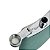 Cantil de Aço Inox para Sublimação com Capa em Courino Verde - 240ml (3507) - Imagem 3