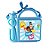 Lancheira Infantil Mala com Alça Regulável e Garrafa em Plástico Azul com Placa de Metal Sublimática (2035) - 01 Unidade (Dia das Crianças) - Imagem 1