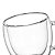 Xícara Vidro Cristal Parede Dupla P/ Café 75ml (Linha Elegance Sublimação) (2708) - 01 Unidade - Imagem 5