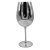 Taça de Vidro Cristal Sublimática Cromada Prata Para Vinho 580ml (Linha Elegance) (2703) - 01 Unidade - Imagem 1