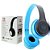 Importados - Fone De Ouvido Bluetooth Sem Fio Azul - Headphone - Imagem 1