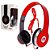 Importados - Fone De Ouvido Vermelho Headphone A-567 Dobrável Cabo 1m - Imagem 1