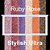 Ruby Rose - Paleta de sombras Stylish Ultra  HB1069 - Imagem 2
