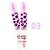 Pink 21 - Lip Gloss Duo Glitter Effect CS3672 - Box C/24 UND - Imagem 4