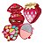 Hello Beauty - Kit de Maquiagem Teen Morango HB646 - 12 Unid - Imagem 4