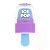 Pink 21 - Lip Balm Teen Ice Pop Picole CS4803 - 3 Und - Imagem 3