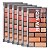 Febella - Paleta de Sombras Nude 16 Cores PSO30340 - 12 Und - Imagem 3