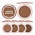 Ruby Rose - Bronzer Compacto Amber Bronze HBM202 - 24 Und - Imagem 2