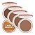 Ruby Rose - Bronzer Compacto Amber Bronze HBM202 - 24 Und - Imagem 7