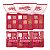 Ruby Rose - Paleta de Sombra Pink Cherry HBE2202 - 6 Und - Imagem 1